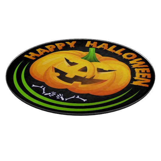 ハッピーハローウィンおもしろい怖かぼちゃ切削盤 カッティングボード (角)