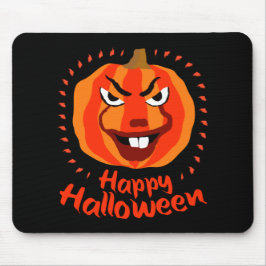 🎃ハッピーハローウィンおもしろい-，怖くて可愛いカボチャ マウスパッド