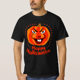 🎃ハッピーハローウィンおもしろい-，怖くて可愛いカボチャ Tシャツ