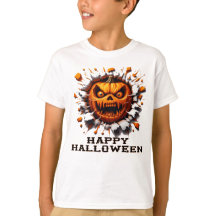 ハッピーハローウィンかぼちゃが割れる