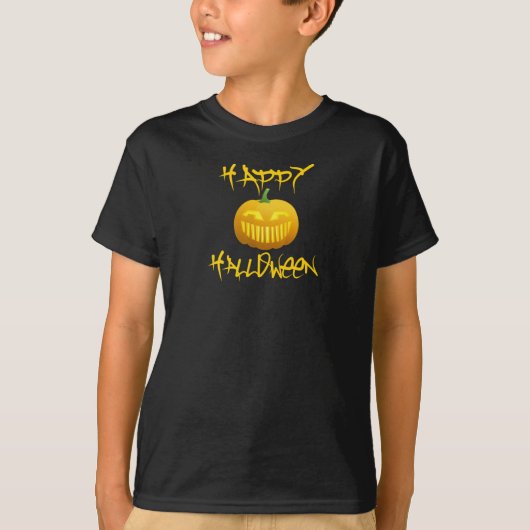 ハッピーハローウィンかぼちゃシャツ Tシャツ (正面)