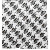 ハッピーハローウィンかぼちゃシャワーカーテン シャワーカーテン (正面)