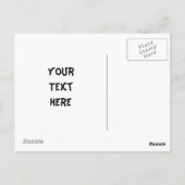 ハッピーハローウィンかぼちゃ葉書 ポストカード (裏面)