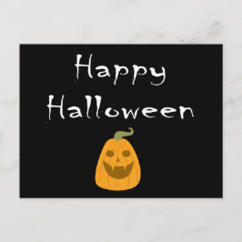 ハッピーハローウィンかぼちゃ葉書 ポストカード
