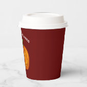 ハッピーハローウィンかぼちゃ赤紙カップ 紙コップ (左)