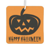 ハッピーハローウィンかぼちゃ頭彫り車 カーエアーフレッシュナー (裏面)