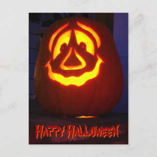 ハッピーハローウィンかぼちゃ ポストカード