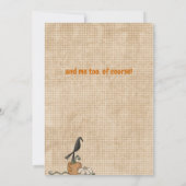 ハッピーハローウィンから素晴らしカボチャテディベアカード カード (裏面)