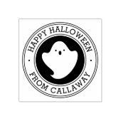 ハッピーハローウィンかわいいかわいい幽霊名前をカスタムする ラバースタンプ (インプリント)