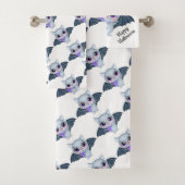 ハッピーハローウィンかわいいこうもりバスタオルセット バスタオルセット (インサイチュ)