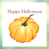 ハッピーハローウィンかわいいオレンジカボチャ ウィンドウサイン (シート3)