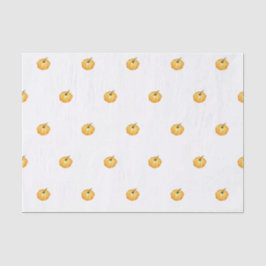 ハッピーハローウィンかわいいオレンジカボチャ 薄葉紙