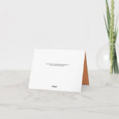 ハッピーハローウィンかわいいカカシとクモ カード (裏面)