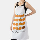 ハッピーハローウィンかわいいカボチャパッチ エプロン (インサイチュ)
