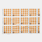 ハッピーハローウィンかわいいカボチャパッチ キッチンタオル (横)