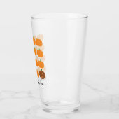 ハッピーハローウィンかわいいカボチャパッチ タンブラーグラス (左)