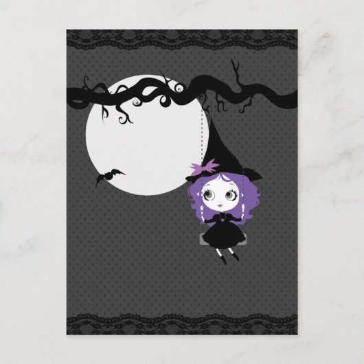 ハッピーハローウィンかわいいカード ポストカード (正面)