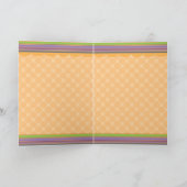 ハッピーハローウィンかわいいキャットジャックオランタン カード (内部)