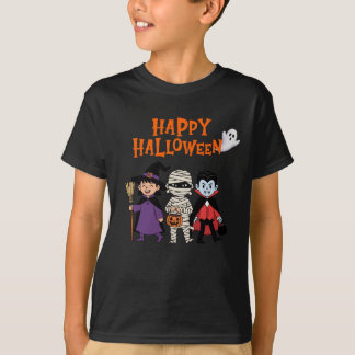 ハッピーハローウィンかわいいデザイン Tシャツ