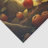 ハッピーハローウィンかわいいネズミとカボチャ 薄葉紙 (詳細)