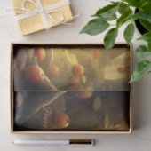 ハッピーハローウィンかわいいネズミとカボチャ 薄葉紙 (ギフト)