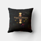 ハッピーハローウィンかわいいモンスターパーティー クッション (裏面)