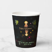 ハッピーハローウィンかわいいモンスターパーティー 紙コップ (正面)