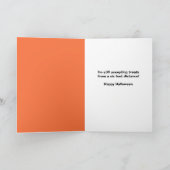 ハッピーハローウィンかわいい猫inコロナウイルス顔マスク シーズンカード (内部)