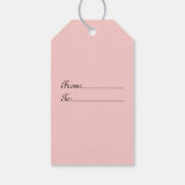 ハッピーハローウィンかわいい黒猫のカボチャ ギフトタグ (裏面)