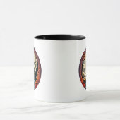 ハッピーハローウィンかわいい黒猫ハロウィンマグ マグカップ (中央)