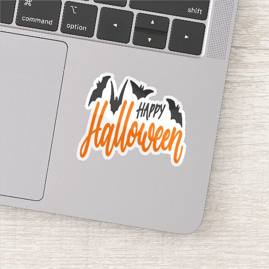 ハッピーハローウィンこうもりシール シール (詳細)