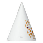 ハッピーハローウィンこうもりハロウィーンのカボチャのちょうちん パーティーハット (左)