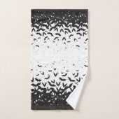 ハッピーハローウィンこうもりバスタオルセット バスタオルセット (ハンドタオル)