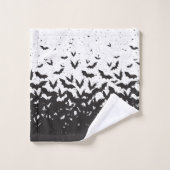 ハッピーハローウィンこうもりバスタオルセット バスタオルセット (ウォッシュタオル)