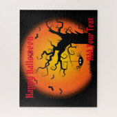 ハッピーハローウィンこうもり ジグソーパズル (縦)