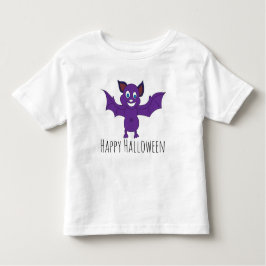 ハッピーハローウィンこうもり トドラーTシャツ