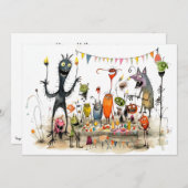 ハッピーハローウィンこの怪物！ シーズンカード (正面/裏面)