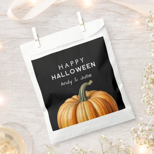 ハッピーハローウィンとカボチャヴィンテージ フェイバーバッグ (クリップ留めされた状態)