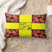 ハッピーハローウィンとスパイダー –  ランバークッション (ブランケット)