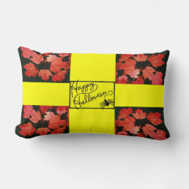 ハッピーハローウィンとスパイダー –  ランバークッション