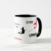 ハッピーハローウィンと最高のウィッチのおもしろいカスタム マグカップ (正面右)