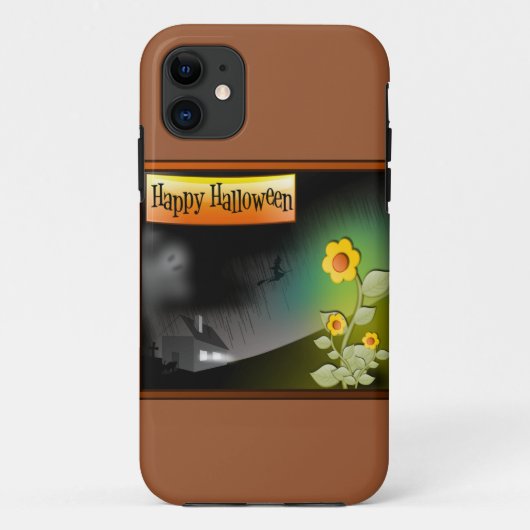 ハッピーハローウィンと花 – Case-Mate iPhoneケース (裏面)