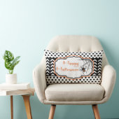 ハッピーハローウィンのくも ランバークッション (椅子)