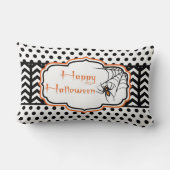 ハッピーハローウィンのくも ランバークッション (裏面)