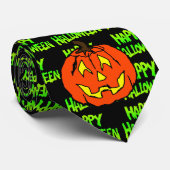 ハッピーハローウィンのタイ ネクタイ (ロール)