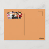 ハッピーハローウィンのトリックまたは子供の治療 ポストカード (裏面)