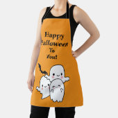 ハッピーハローウィンのパーソナライズ エプロン (インサイチュ)