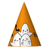 ハッピーハローウィンのパーソナライズ パーティーハット (正面)