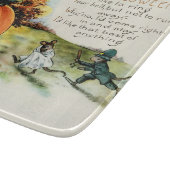 ハッピーハローウィンのヴィンテージの郵便はがきの芸術 カッティングボード (角)