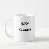 ハッピーハローウィンの吸血鬼のマグ コーヒーマグカップ (左)
